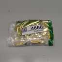 Large Gold & Silver Hair Bow Clips for Girls & Women, 2PCS Big Metallic Long Hair Bows with Clip, 11.4 x 5.5 in Statement Bow Hair Accessory for New Year Party Birthday Disco Graduation