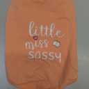 Paiaite Dog Clothes Fashionable Sleeveless Pet Vest: 'Little Miss Sassy' Printed Cotton Dog Shirt, Ideal for Small, Medium, and Large Breeds, Ensuring Comfort and Breathability, Orange, Size: M