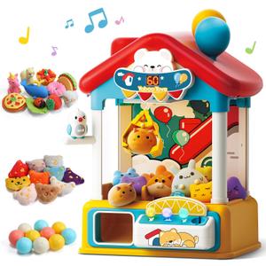 Skirfy Large Claws Machines for Kids with Prizes Bear Claws Machines, Kids Toy, Perfect for Parties, Mini Vending Game,Fun Toy for Indoor Home Arcades Birthday Gift for Girls Age 6+ Collecting Prizes