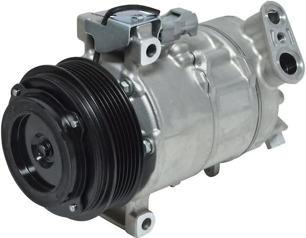 A/C Compressor - 6SBU14C 6-Groove - Compatible with 2015-2019 Ram ProMaster City 2.4L 4-Cylinder