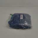 Tankaneo Womens Denim Tie Front Tops Babydoll Peplum Puff Sleeve Jean Shirts Crew Neck Summer Casual Bow Blouses (XX-Large, Blue)