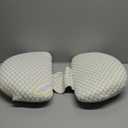 Memory-Foam Pregnancy Pillow for Sleeping - Upgrade Material Maternity Pillow for Pregnant Women - Quality Cooling Travel Wedge Pillow for Back, Belly, and Hip Relief, Gifts for Pregnant Women