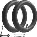 MIMIRACLE 10 x 2.125 Inner Tube Replacement 2-Pack Compatible with Segway Ninebot F Series Electric Scooters - Fits F20, F25, F30, F40
