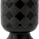 Napco Imports Indoor Outdoor Plant Succulent Herb Flower Pot 7.5 Inch Ceramic Checkered