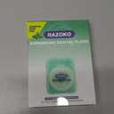 RAZOKO Coconut Oil Dental Floss Expanding Dental Floss Suitable for Wide Spaces (55 Yards, 4 Count) - Mint Flavor