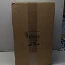 HOMZ Drawer Tower, 4-Tier Clear Plastic Storage Organizer Cart, Black Frame - Rolling Drawer Containers with Wheels for Bathroom, Bedroom, Office, and Classroom Organization (1 Pack)