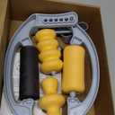 Tennis Elbow Relief & Pain Relief Forearm Roller with Three Replaceable Massage Rollers for Tissue and arm Massager(Comes with 3 Massage Rollers)