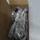 Aprjv String Lights LED Curtain Light, 96 LED Fairy Hanging String Lights Waterproof Christmas Snowflake Lights with Wireless Control for Outside Indoor Bedroom Party Fence Patio - Warm White