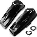 6.5" Motorcycle Speaker Saddlebag Lids Compatible for 2014-2024 Harley Touring Models Street Glide Road King Road Glide Electra Glide Ultra Limited
