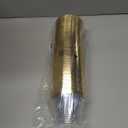 I00000 200 Pack Gold Plastic Cups, 9 Oz Elegant Clear Plastic Cups Gold Rimmed Disposable Glasses Fancy Disposable Party Cup Wedding Cup Drinking Tumblers Cocktail Glasses Perfect for Party