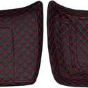 Tour Pack Liners Custom Stitching Liners Ideal for Harley King Tour Pack 2014-2023 Red Thread Stitching Perfectly Fits Our Tour Pack