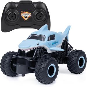 Monster Jam 6047110 Official Megalodon Remote Control Monster Truck, 1:24 Scale, 2.4 GHz, for Ages 4 and Up