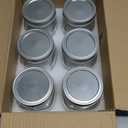 6PCS Wide Mouth Mason Jars 16oz with Airtight Lids and Bands, Canning Jars with Crystal Glass for Food Storage, Spice Jars, Canning, DIY Projects, Jam, Jelly, Honey, Preserving, Drinking