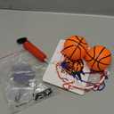 Congerate Slam Dunk Bedroom Bathroom Toilet Office Desktop Mini Basketball Decompress Game Gadget Toy Home Decor for Kid Education Pet Play and Basketball Lovers CPC Certificate