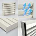 23.6x23.6 in Outdoor AC Unit Wind Deflector