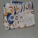 Nutcracker Shower Curtain, Blue White Christmas Tree Holiday Decor, Winter Festive Modern Art Waterproof Fabric Bathroom Curtain with Hooks 72x96 Inch