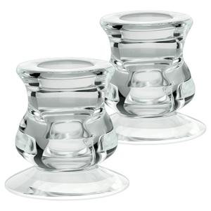 KRILLIQ Candle Holder Mini Glass Candlestick Holders 6 Pack Votive Candle Holders Candelabra as Wedding Photography Props Ceremony Decor