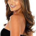 RELLECIGA Women's Bandeau Bikini Top (Black, S)