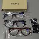 GIBLOGO Reading Glasses for Women/Men Eye Glasses Blue Light Reading Glasses Cheaters Eyeglasses (A2 3-pack) +2.5