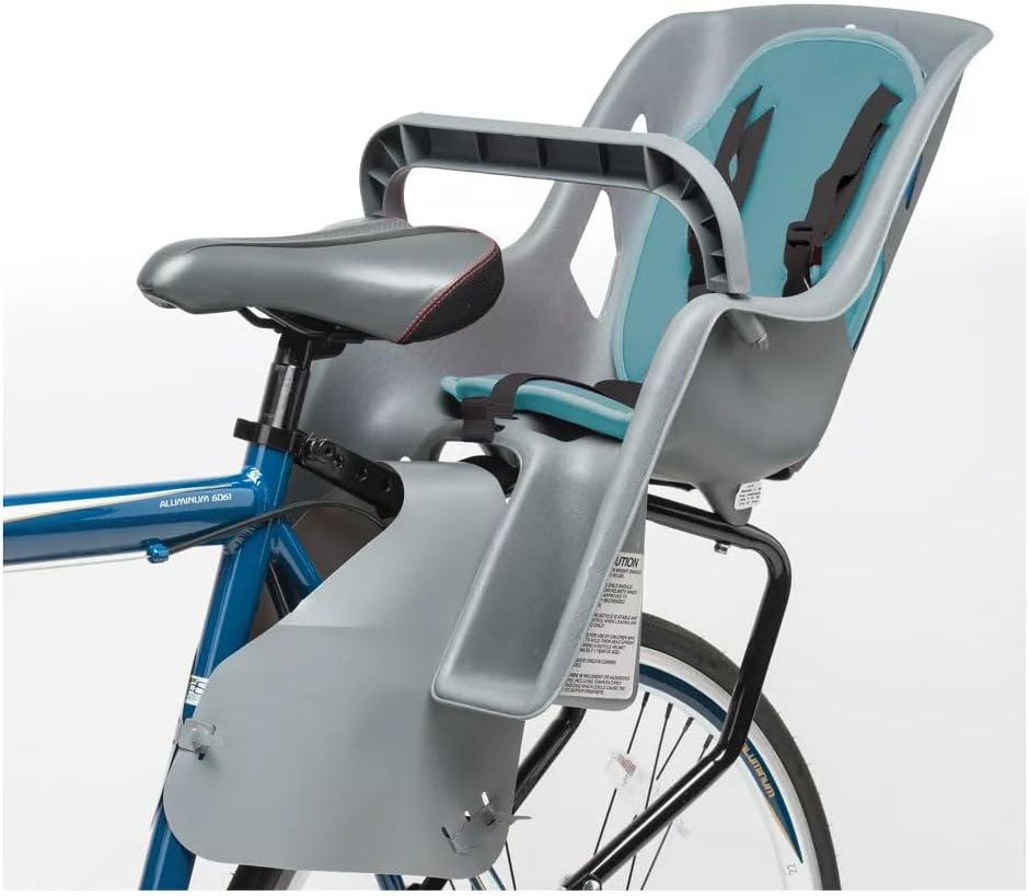 Bell Sports Skipper Child Bike Seat, Gray W/Safety Harness