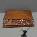 2 Pack Wood Vinyl Record Storage, Retro & Durable Vinyl Crate and Record Holder, Album Storage Record Case Box for 120+ Records, Perfect Record Organizer for Home Decor and Collection Display(Brown)