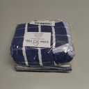 Urban Villa Dish Cloths Terry Cotton Pack of 6, Highly Absorbent Quick Drying Super Soft Premium Dish Towels for Kitchen with Hanging Loop Hand & Tea Towels - 12x12 Inch, (Blue & White, Checks)