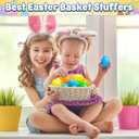 Jumlys 500 PCS 2.4" Plastic Easter Eggs Bulk, Empty Easter Eggs in 8 Colors, Fillable Colorful Easter Eggs with Hinge, Perfect for Easter Hunt, Basket Stuffers Fillers and Easter Theme Party Favors