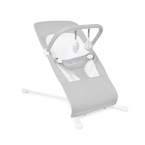 Baby Delight Highland Baby Bouncer | Infant | 0 – 6 Months | 3-Position Recline | Pebble Grey