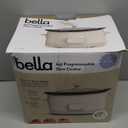 bella 6.0 Qt Programmable Slow Cooker, Ceramic Nonstick Coating, Adjustable Temperature & Cooking Times, Dishwasher Safe Stoneware Pot & Tempered Glass Lid, Tangle Free Cord Wrap, Oatmilk