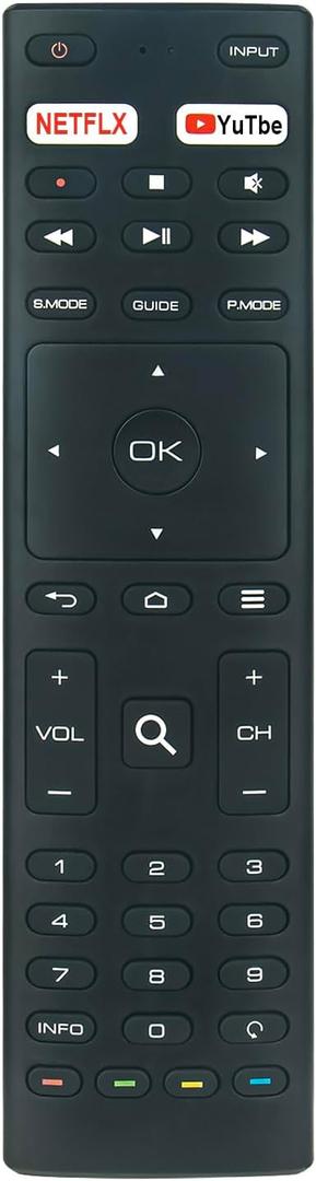 RM-C3369 WINFLIKE IR Remote Control Replace for RCA RTAQ5033 RTAU5004 RTAQ5033 LT-50KB527 LT-58N7115A AV-H323115A AV-H437115A AV-H587115A AV-H657115A LT-50NQ7115A LT-42N5125A 4K LED HDTV Android TV