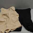 Shapewear for Women Tummy Control, Butt Lifting High Waisted Body Shaper Underwear Shorts Thigh Slimmer Girdles (X-Large, 2pcs-black&skin)