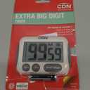 CDN Extra-Big Digit Timer | Counts Up & Down, 100 Minutes by Minutes & Seconds, Extra-Large Digits, Loud Alarm, Stand, Hang, Magnet Mounting, Perfect for Batch Baking - TM15