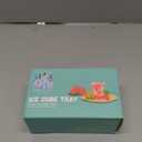 WIBIMEN Large Ice Cube Molds, Big Round Whiskey Ice Cube Trays for Freezer, Easy to Fill & Release, Whiskey Bourbon Cocktail(1.9In*6 Balls Blue/2 Pack)