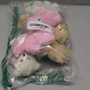 Sealive 12 Pcs Mini Plush Bears (4.7") - Small Stuffed Animals for DIY Valentine's Day Bouquets, Baby Shower Favors, Gender Reveal - Tiny Bear Ornaments for Backpack Keychains & Christmas Stockings