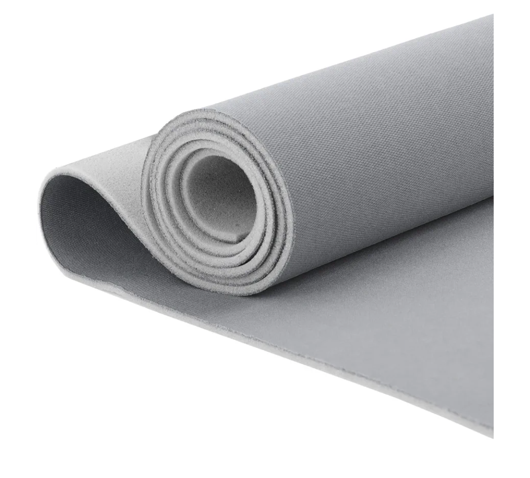 Kefly Gray Mesh Headliner Fabric 96" L × 60" W with Foam Backing, Auto Interior Roof Replacement Material for Car, SUV, Boat, Pickup, Truck, RV, Home Repair