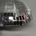 Disco Ball 12-Inch  Large Hanging Mirror Ball Disco Ball Decor for Disco Party Decorations, Weddings, Events, Disco Christmas Decor, and Home Celebrations