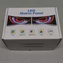 2Pcs LED Eyes for Truck Windshield | Programmable Devil Eyes Light for Cars | Bluetooth APP Control | Can Edit Text/Graffiti/Animations