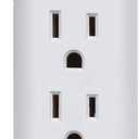 Prime Wire & Cable Prime Wire PB801118 6-Outlet Power Strip with 14-3 SJT 1.5 Foot Cord, White | Key ID Tags and Organizer