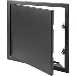 Vent Systems 12'' x 12'' Inch Anthracite Metal Access Panel with Click Function - Easy Access Doors - Access Panel for Drywall, Wall, Ceiling - Electrical, Plumbing Service Door - Crawl Space Doors