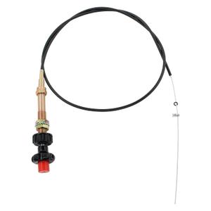 6FT Vernier Adjustable Locking Throttle Cable Heavy Duty Lock Control Cable for Truck Equipment Household Industrial Commercial PTO and Dump Applications