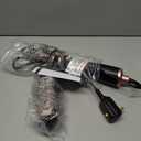 Rotating Hair Dryer Brush Spinning, 4-in-1 Blow Dryer Brush with 2 Inch&1.5 Inch Brush Attachements, Round Hot Air Brush for Hair Smooth/Volume/C-Curls