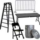 Set of 5 Wrestling Prop Accessories for Wrestling Action Figures