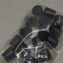 Piutouyar Round PVC Rubber Furniture Covers, 16mm / 5/8 Inches Table Chair Leg Tip Protectors, Non-Slip End Cap for Protect Surfaces, Black(20Pcs)