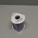 Ribbli Purple Glitter Wired Ribbon with Metallic Edge, Christmas Ribbon for Wreath, Tree Decoration, Home Decor, 4 Inch x 10 Yards