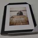 Malden 16x20 Matted Picture Frame - Made to Display Pictures 11x14 with Mat, or 16x20 without Mat -Black