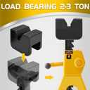 TONDA Jack Stand Pads, Universal Rubber Jack Pad Adapter, Rail Pinch welds Protector, 4 Pack