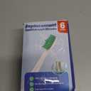 Replacement Toothbrush Head Compatible with Phillips Sonicare Screw-on Electric Brush, E-Series, Essence, Xtreme, Elite, Advance and CleanCare, 6 Pack