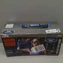 QFX J-220BT Blue Boombox MP3 Conversion from Radio to Cassette with 4-Band (AM, FM, SW1, SW2) Radio with Bluetooth, Dual 3 Speakers, Built-in Microphone, Recorder, 3-Band Equalizer