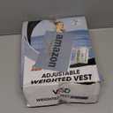 VBSD Adjustable Weighted Vest for Women Men 4-10LB Vest with 6 Ironsand Weights Body Weight Vest with Reflective Strip for Running Walking Strength Training Workouts Grey