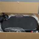 Lifepro Waver Vibration Plate Exercise Machine for Lymphatic Drainage, Muscle Activation, Full-Body Workout Vibrating Platform with Loop Bands, Fitness Equipment for Strength Toning & Fat Loss (Black)